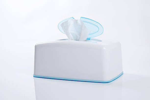 Tissue box of cleaning napkins